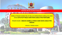 NOTIS TUTUP PASAR HARI RAYA 2025