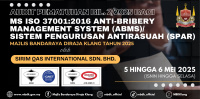  AUDIT PEMATUHAN BIL. 2/2025 MS ISO 37001:2016 ABMS