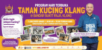 PROGRAM HARI TERBUKA TAMAN KUCING KLANG @ BANDAR BUKIT RAJA, KLANG