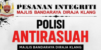 POSTER PESANAN INTEGRITI MAJLIS BANDARAYA DIRAJA KLANG