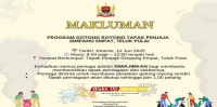 Program Gotong-Royong Tapak Penjaja Simpang Empat, Teluk Pulai