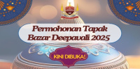 PERMOHONAN TAPAK BAZAR DEEPAVALI TAHUN 2025