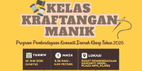 jom sertai kelas kraf tangan manik