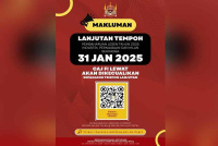 Tempoh pembaharuan lesen 2025 MBDK dilanjut sehingga 31 Januari depan