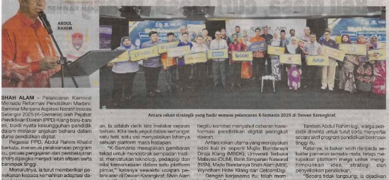 KERATAN AKHBAR 23 JULAI 2025 