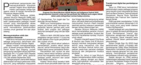 KERATAN AKHBAR 1 DISEMBER 2025